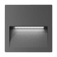 Dark Grey Wall Light Vandal Resistant 4W 250lm IP65 IK08 5000K 115mm Square Dark Grey Wall Light Vandal Resistant 4W 250lm IP65 IK08 5000K 115mm Square